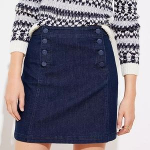 NEW LOFT Denim Skirt